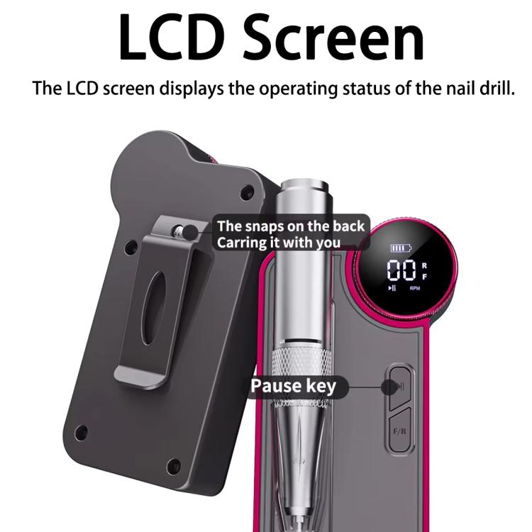 BLUEQUE BQ-109 Home Compact Portable Rechargeable Nail File