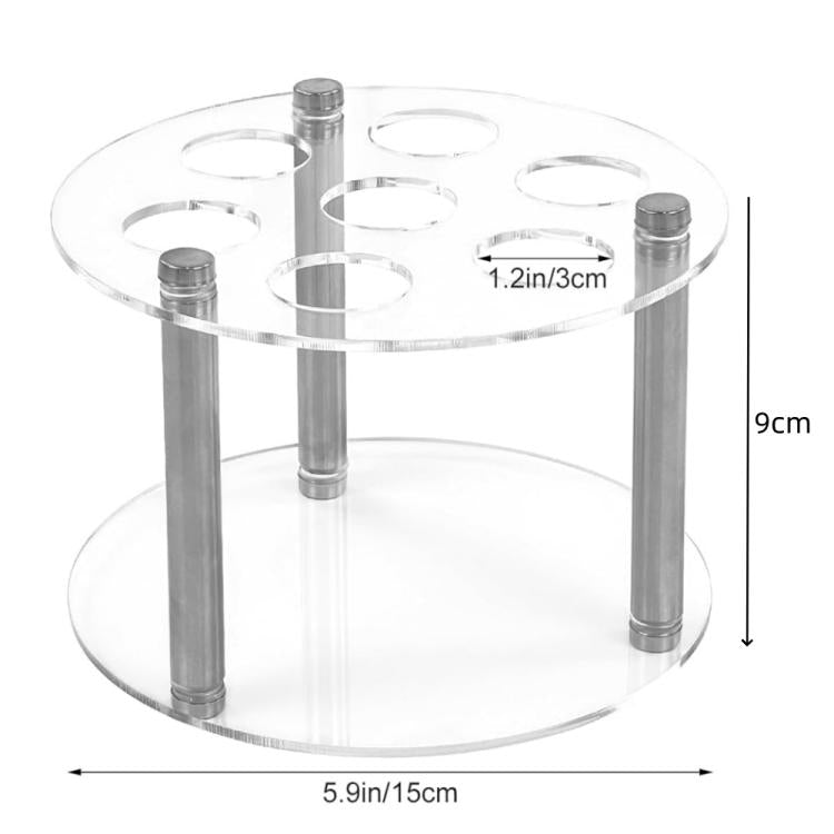 Round 7-Hole Acrylic Spice Jar Holder For Cirkul, YX211