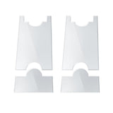 2pcs /Set Acrylic Protective Pads For Sofa Legs, 1pc, 2pcs /Set