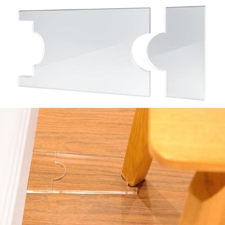 2pcs /Set Acrylic Protective Pads For Sofa Legs, 1pc, 2pcs /Set