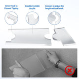 2pcs /Set Acrylic Protective Pads For Sofa Legs, 1pc, 2pcs /Set