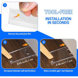 2pcs /Set Acrylic Protective Pads For Sofa Legs, 1pc, 2pcs /Set