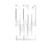 2pcs /Set Prevent Sliding Wall Damage Adjustable Acrylic Spacer Pads, 5 Slot, 6 Slot