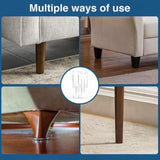 2pcs /Set Prevent Sliding Wall Damage Adjustable Acrylic Spacer Pads, 5 Slot, 6 Slot