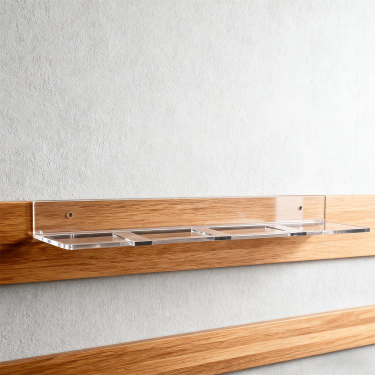 2pcs /Set Acrylic Hockey Wall Mount Storage Rack, 1pc, 2pcs /Set