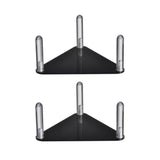 2pcs /Set Easy-Assembly Triangular Acrylic Ball Rack, Transparent 1pc, Transparent 2pcs /Set, Black 1pc, Black 2pcs /Set