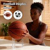 2pcs /Set Easy-Assembly Triangular Acrylic Ball Rack, Transparent 1pc, Transparent 2pcs /Set, Black 1pc, Black 2pcs /Set