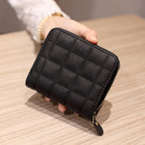 Women Short Zipper Cute Coin Purse Mini Wallet
