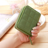 Women Short Zipper Cute Coin Purse Mini Wallet