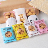 100 PCS / Set Cute Colorful Bottle Pattern Wedding Birthday Cookies Candy Gift Packaging Bag