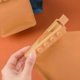 4 PCS/Set Building Block Food Seal Clip Seal Kitchen Fresh Clip Snack Plastic Bag Clip Stick, Seal Clip