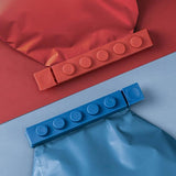4 PCS/Set Building Block Food Seal Clip Seal Kitchen Fresh Clip Snack Plastic Bag Clip Stick, Seal Clip