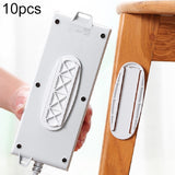 10 PCS Plug-in Wire Finisher Board Holder Wall-mounted Board Router Holder, Oval, Square Oval
