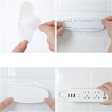 10 PCS Plug-in Wire Finisher Board Holder Wall-mounted Board Router Holder, Oval, Square