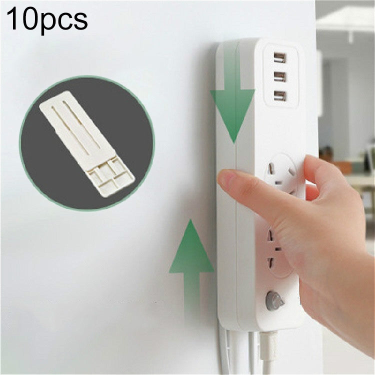 10 PCS Plug-in Wire Finisher Board Holder Wall-mounted Board Router Holder, Oval, Square Square