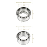 3pcs/set Stainless Steel Round Dumplings Wrappers Molds Set Cutter Maker Tools, Circular, Sawtooth