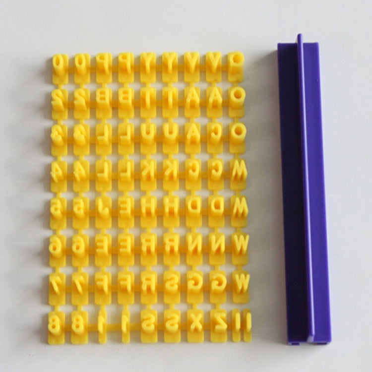 English Alphanumeric Symbol Seal Cookie Mold Movable Type Cake Mold Set, Cake Mold Set