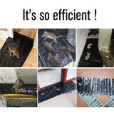 2 pcs Mouse Rodent Glue Rat Trap Board Mice Killer Length:1.2m, Long Black