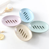 Double Lattice Home Bathroom Soap Dish Box Case Holder Container