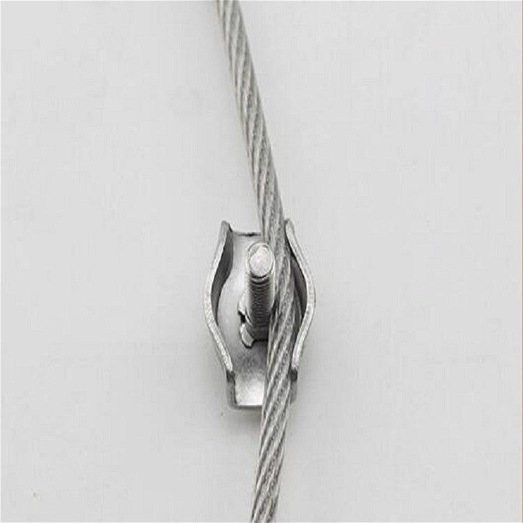 304 Stainless Steel Plate Single Clip Double Clamp Wire Rope Clamp, M2 Double Clip, M3 Double Clip, M4 Double Clip, M5 Double Clip, M6 Double Clip, M8 Double Clip, M10 Double Clip, M2 Single Clip, M3 Single Clip, M4 Single Clip, M5 Single Clip         ...