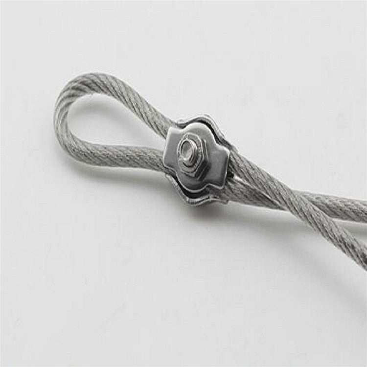 304 Stainless Steel Plate Single Clip Double Clamp Wire Rope Clamp, M2 Double Clip, M3 Double Clip, M4 Double Clip, M5 Double Clip, M6 Double Clip, M8 Double Clip, M10 Double Clip, M2 Single Clip, M3 Single Clip, M4 Single Clip, M5 Single Clip         ...
