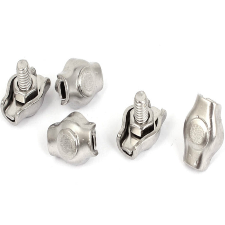 304 Stainless Steel Plate Single Clip Double Clamp Wire Rope Clamp, M2 Double Clip, M3 Double Clip, M4 Double Clip, M5 Double Clip, M6 Double Clip, M8 Double Clip, M10 Double Clip, M2 Single Clip, M3 Single Clip, M4 Single Clip, M5 Single Clip         ... M2 Single Clip