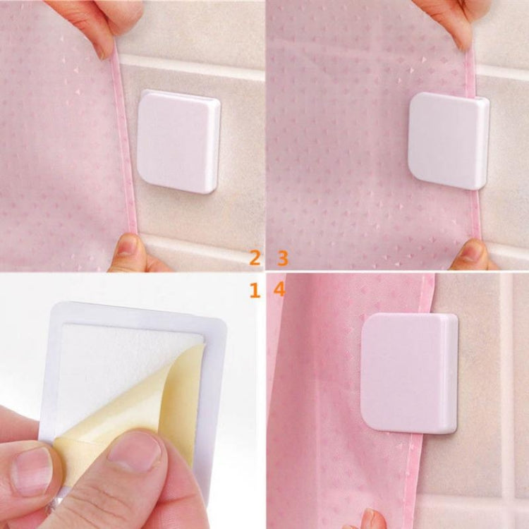 2 PCS Plastic Viscose Curtain Clip Shower Curtain Clip, Viscose Curtain Clip
