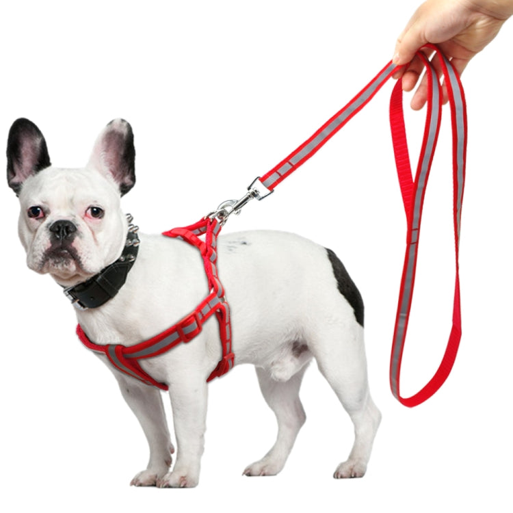 Small Medium Dogs Nylon Reflective Dog Leash Lead Set, S