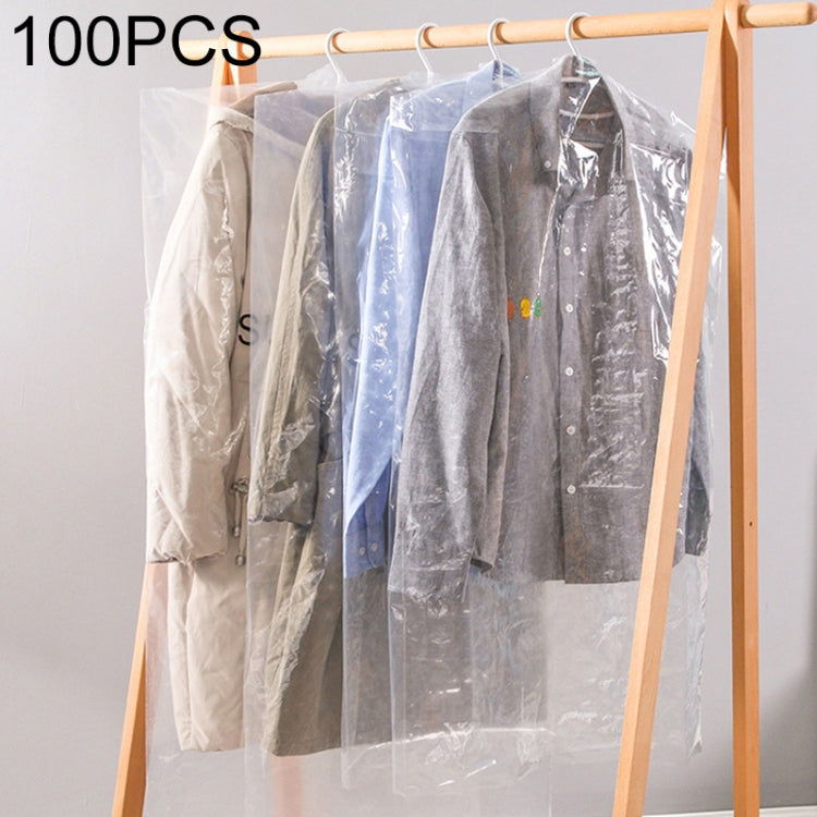 100 PCS Disposable Transparent Clothes Dust Bag Dust Cover, 55x80cm PP 4 Wires, 60x90cm PP 4 Wires, 60x100cm PP 4 Wires, 55x80cm Thicken PE 6 Wires, 60x90cm Thicken PE 6 Wires, 60x100cm Thicken PE 6 Wires, 60x110cm PP 4 Wires, 60x110cm Thicken PE 6 Wir... 60x90cm Thicken PE 6 Wires
