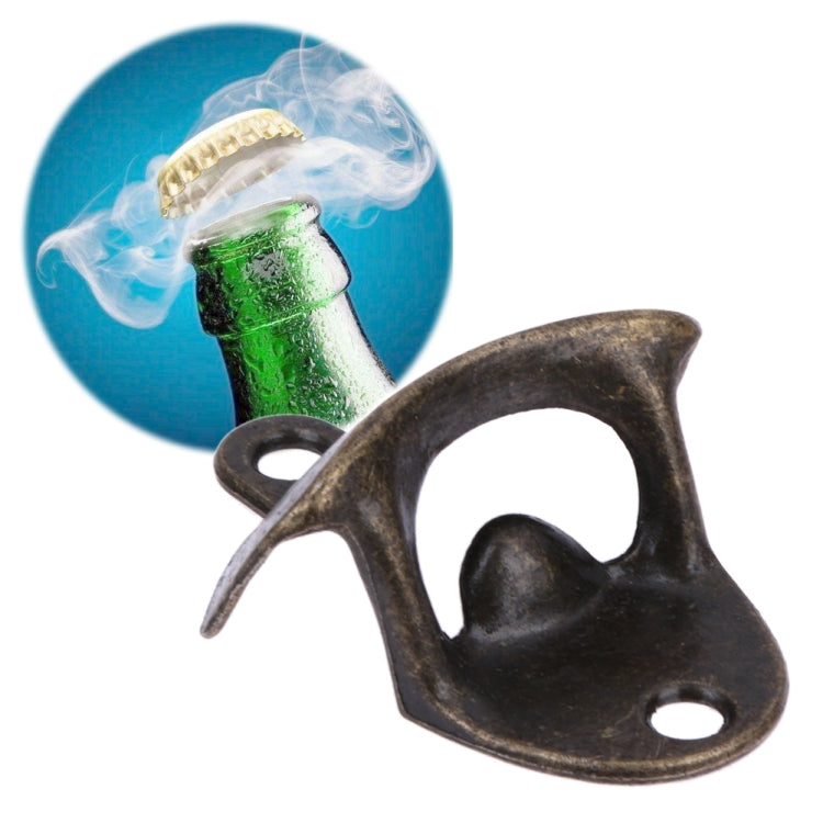 2 PCS Vintage Bottle Opener Wall Mounted Wine Beer Opener Antique Bronze