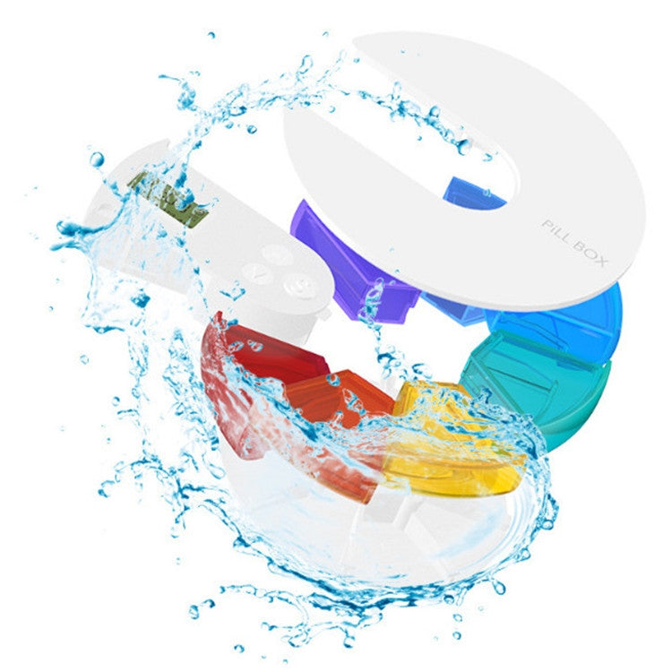 One Week Portable Timing Smart Pill Boxes Elder Reminding Electronic Medicine Box