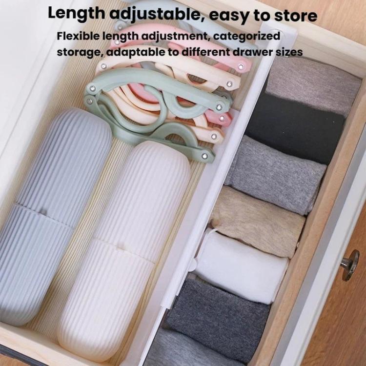 Extendable Drawer Organizer Dividers Home Wardrobe Plastic Partition Panels
