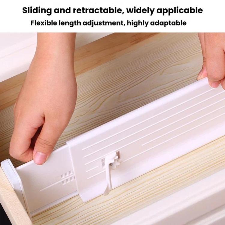 Extendable Drawer Organizer Dividers Home Wardrobe Plastic Partition Panels