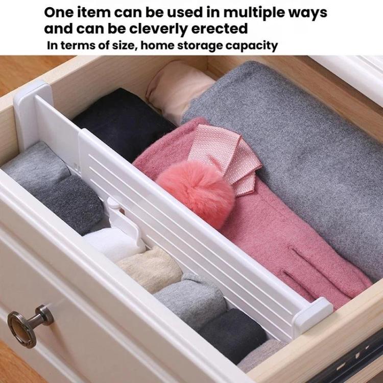 Extendable Drawer Organizer Dividers Home Wardrobe Plastic Partition Panels
