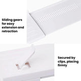 Extendable Drawer Organizer Dividers Home Wardrobe Plastic Partition Panels