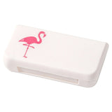 2 PCS Portable Mini Pill Case Medicine Boxes 3 Grids Travel Home Medical Drugs Container Holder Cases Storage Box, Flamingo, Letter, Cactus, Leaf, Pineapple