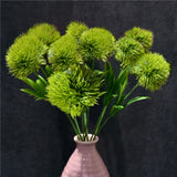 10 PCS Artificial Flowers Dandelion Plastic Flower Wedding Home Valentine Decoration Green