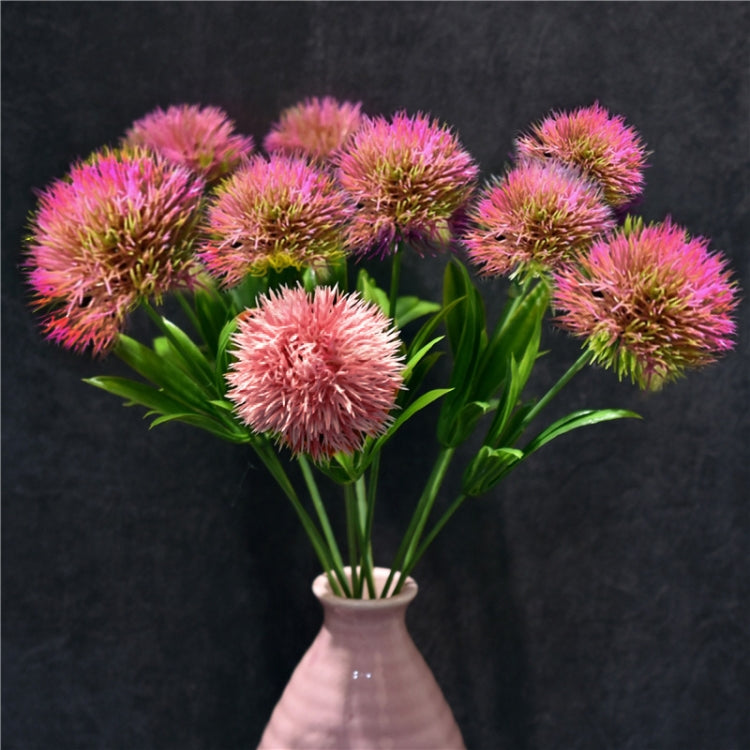 10 PCS Artificial Flowers Dandelion Plastic Flower Wedding Home Valentine Decoration Pink
