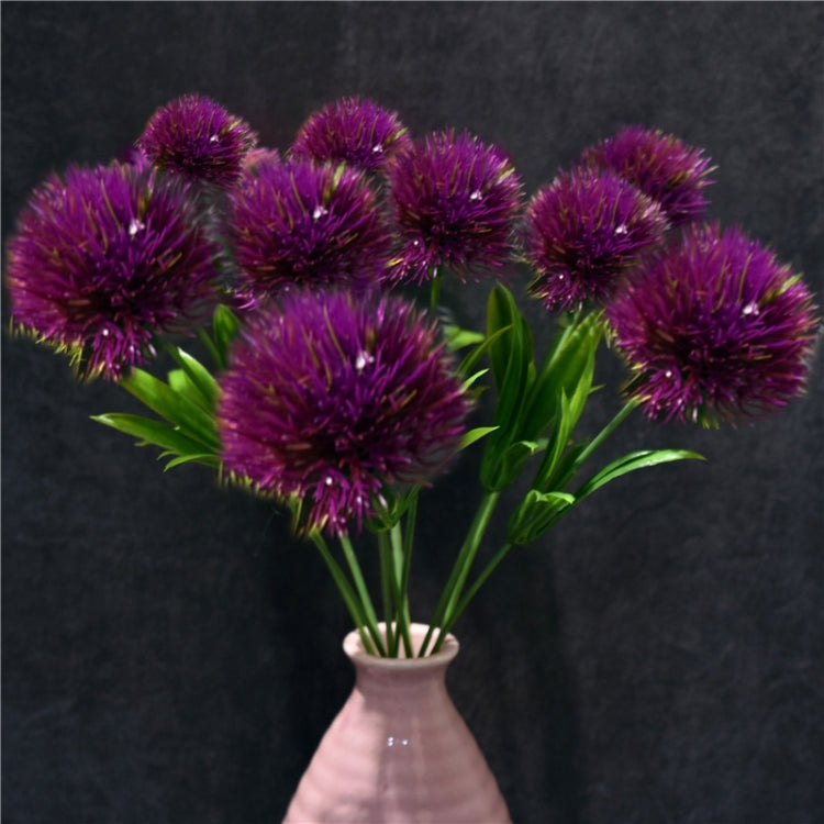 10 PCS Artificial Flowers Dandelion Plastic Flower Wedding Home Valentine Decoration Purple
