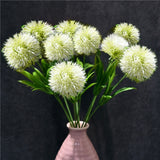 10 PCS Artificial Flowers Dandelion Plastic Flower Wedding Home Valentine Decoration White