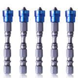 5 PCS 65mm Magnetic Coil Alloy Steel Cross Bit Single Head Electric Drill Electric Screwdriver Head