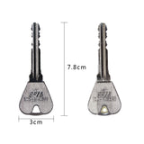 2 PCS Key Into Bottle Magic Props Deformable Magic Keys, Key Into Bottle