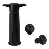 Red Wine Vacuum Pump Freshener Silicone Wine Stopper Set, Black Pump 2 Stoppers (OPP Bag), Black Pump 2 Stoppers (Box), 2 Stoppers Three Holes (OPP Bag), Black Pump Three-piece Box