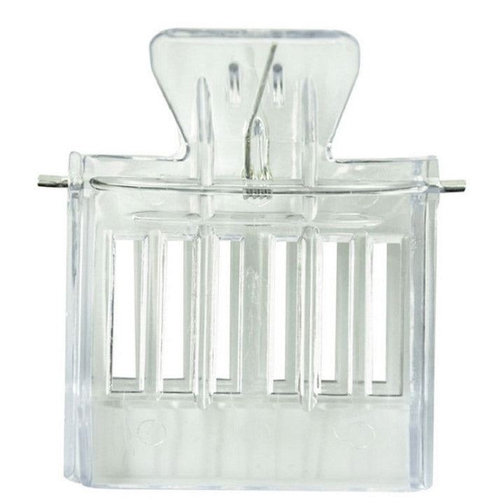2 PCS Plastic Book Clip Type Bee King Cage Beekeeping Tool