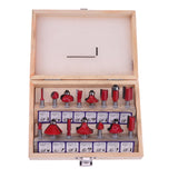 Router Bit Set Shank Tungsten Carbide Router Bit Set Wood Cutter Tool Set Milling Wood Cutters Router Bit Set for Wood Tools