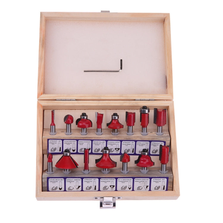 Router Bit Set Shank Tungsten Carbide Router Bit Set Wood Cutter Tool Set Milling Wood Cutters Router Bit Set for Wood Tools