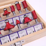 Router Bit Set Shank Tungsten Carbide Router Bit Set Wood Cutter Tool Set Milling Wood Cutters Router Bit Set for Wood Tools