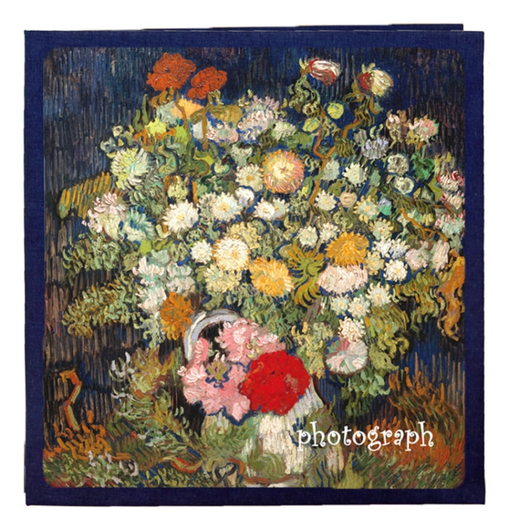 Retro Art DIY Handmade Photo Album Self-Adhesive Film Album, 16 inch Blossom, 16 inch Bouquet, 16 inch Landscape, 16 inch Starry Night, 16 inch Ride The Wind And Waves, 16 inch Back To Nature, 16 inch Sunflower, 16 inch Starry Sky, 16 inch Apricot Blos...