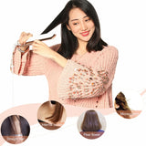 Hair Straightener Iron LED Display Ceramic Coating Plate Ionic Curling Iron, EU