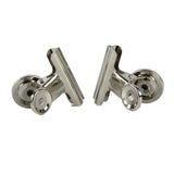 20 PCS Stainless Steel Round Head Clip Paper Clip Office Folder Refrigerator Wall Memo Clip, Wall Memo Clip